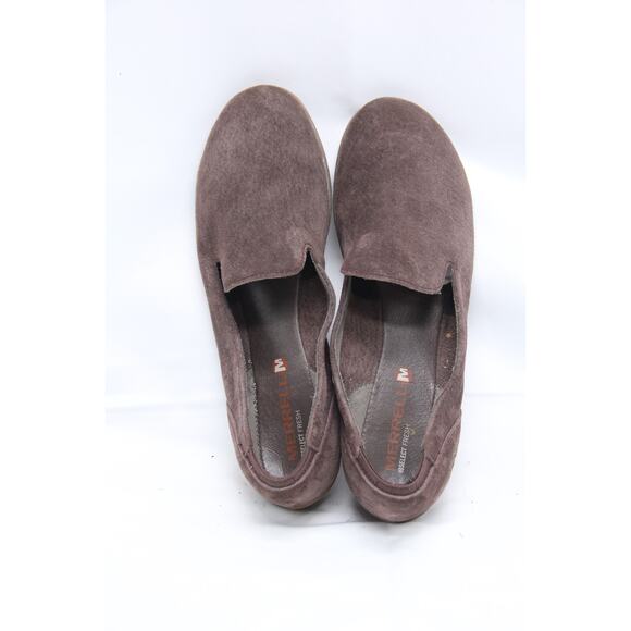Merrell Mimix Bond Shoes Womens Sz 8 Brown Suede Ballerina Ballet Flats Slip On - Picture 5 of 7